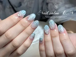 ネイル E.N🦋 長さ出し/持ち込みのネイルデザイン