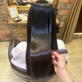 ロング カラー 髪質改善/縮毛矯正 💜COCORO💜のヘアスタイル