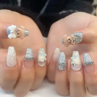 ネイル 💎🐰 saki. m 🐰💎のネイルデザイン