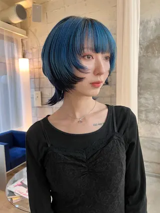 ショート カラー haco＋所属・圧倒的デザイン力 店長🎨RENAのヘアスタイル