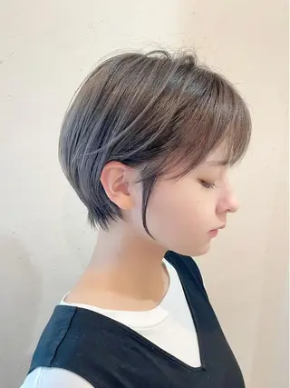 ショート 🌹ハッシュカット、 レイヤー韓国ヘア🌹のヘアスタイル