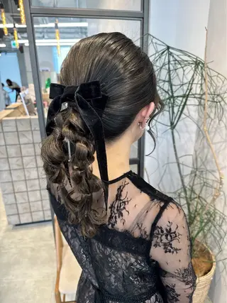 ヘアアレンジ 透明感カラー✨艶髪 制作🌱山根あゆみのヘアスタイル