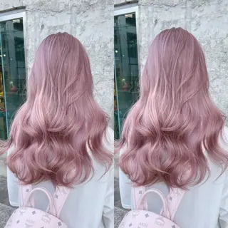 ロング カラー ブリーチ無しダブル カラー🦕まどかのヘアスタイル