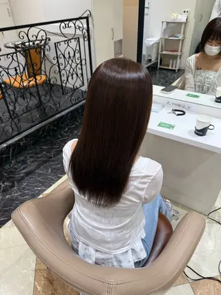 ミディアム 髪質改善カラー/店長 宮内秀峰のヘアスタイル