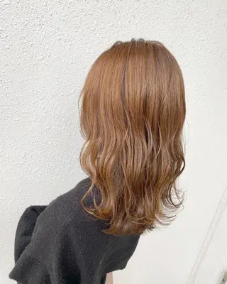 セミロング カラー 後藤紗英/髪質改善 /オリーブベージュのヘアスタイル