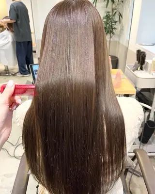 ロング 🎀縮毛矯正／ カットパーマ／りんのヘアスタイル