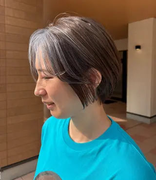 カラー LAKING SHIGA所属・村瀬 遼のヘアスタイル