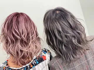 ミディアム カラー ヘアアレンジ メンズ 🌟ブリーチ特化型 ハイトーンカラー🌟のヘアスタイル