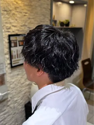 パーマ メンズ 本多 美羽のヘアスタイル