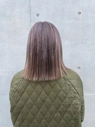 ミディアム 渋谷 留菜のヘアスタイル