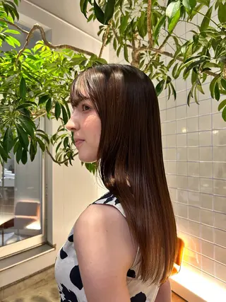 セミロング ｡.:*☆ayame / カットモデル募集のヘアスタイル