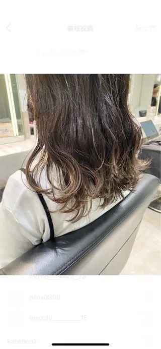 ロング 🍋暖色カラーヘアア レンジniina🍋のヘアスタイル