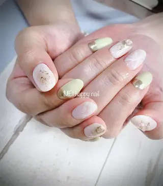 ネイル 北浦和 自爪育成ケアのネイルデザイン