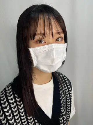 ロング 髪質改善/縮毛矯正 /ブリーチ矯正/岡部のヘアスタイル