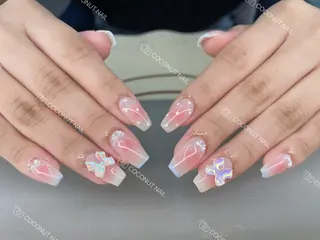 ネイル 神田 ココナッツのネイルデザイン