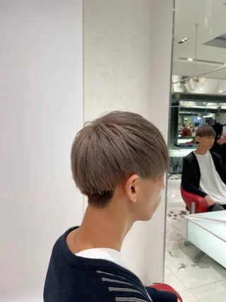 ミディアム メンズ/メンズパーマ 服部太地のヘアスタイル