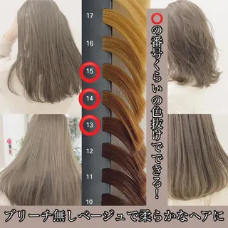 ミディアム カラー ハイトーン&暗髪🔥 表参道二刀流マエダのヘアスタイル