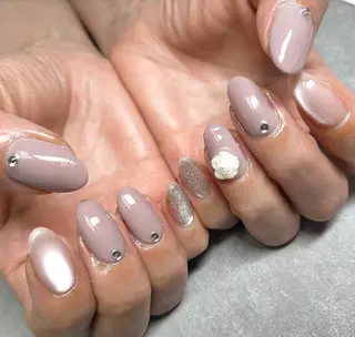 ネイル ネイル＆ホワイトニング   Yu-a所属・yu-a  スカルプ ネイルakiのネイルデザイン