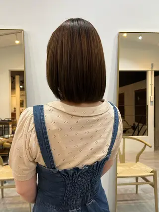 ミディアム パーマ 滝内 佑弥のヘアスタイル