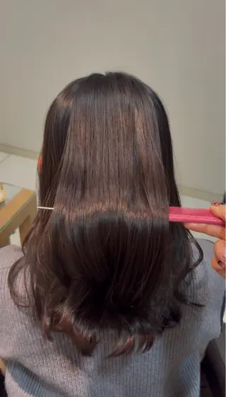 ミディアム 🎀カラー・カットモ デル募集中✧めい🎀のヘアスタイル