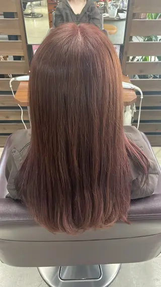 ロング カラー 石川 明歌音のヘアスタイル