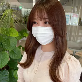 カラー ピンクカラー🎀/ ミルクティー🍼花音のヘアスタイル