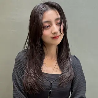 ロング 髪質改善 ANFINI所属・ボブ・レイヤー 田中 励也のヘアスタイル