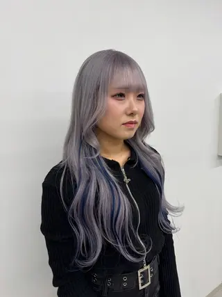 ロング カラー エクステ/ハイトーン /透明感/KENTAのヘアスタイル