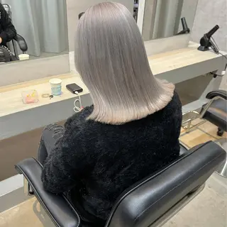 ミディアム カラー はちすか るかのヘアスタイル