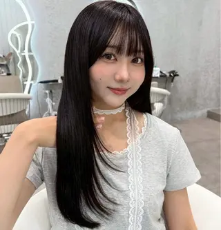 ロング ボブ/縮毛矯正/美髪 髪質改善/大和田拓夢のヘアスタイル