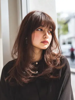 セミロング 生艶髪&レイヤー🔔 渋谷お薦めNo.1✨のヘアスタイル