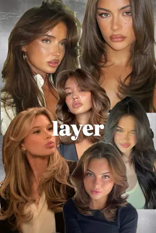 ロング レイヤー／マツエク 💋𝑨𝑵𝑵𝑨のヘアスタイル