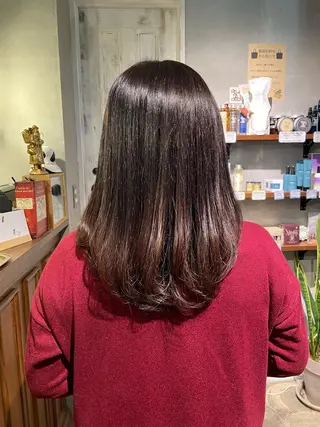 ロング 中村 彩乃のヘアスタイル