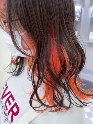 セミロング カラー Ma ruのヘアスタイル