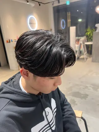 ミディアム パーマ メンズ メンズカットパーマ ✂️ JOYAのヘアスタイル