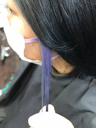 ミディアム カラー 桧山 真のヘアスタイル