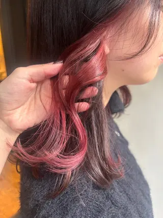 カラー ボブ/レイヤー/ 梅田/天野川奈緒のヘアスタイル