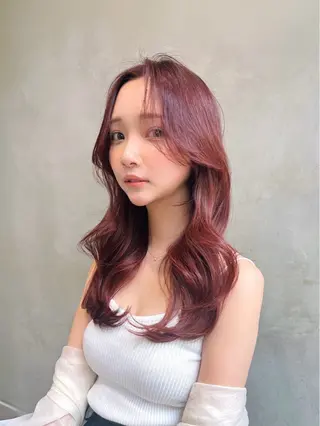 ロング カラー ハイトーン/ 艶カラー🫧竹村柾則のヘアスタイル