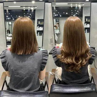 セミロング カラー ヘアアレンジ ar+ ❤︎ maiのヘアスタイル