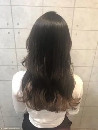 ロング カラー knock【ノック】所属・烏丸韓国ヘア🇰🇷 ayaka🎀のヘアスタイル