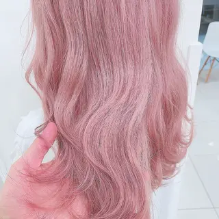 カラー 長尾菜々美🐰 ／ハイトーンカラーのヘアスタイル