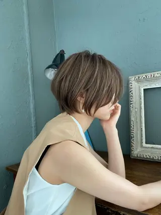 ショート ショートボブ/ 無料カット/荒砂のヘアスタイル
