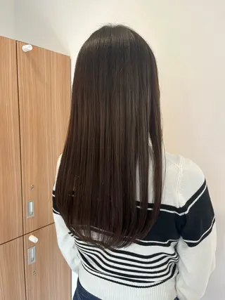 ロング 骨格/顔型/パーソナ ルカラー診断/中野のヘアスタイル