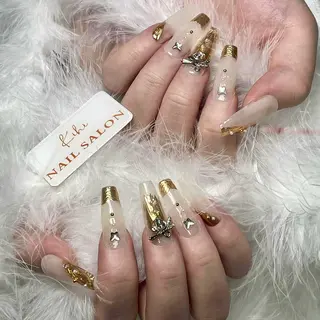 ネイル 💕鈴木ユリ パラジェル/オフ無料のネイルデザイン