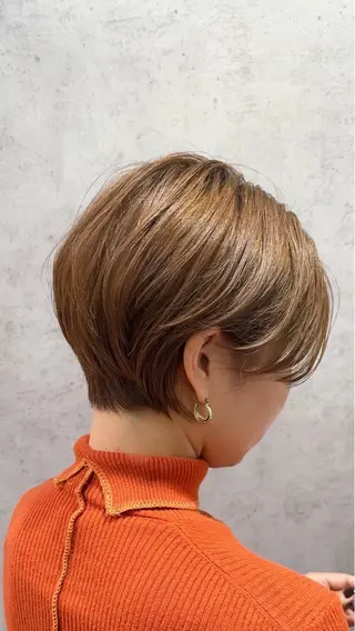 ショート カラー hair  mic(ヘアーミック)所属・【hair mic】 植田隆文のヘアスタイル