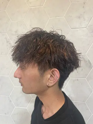 パーマ hair salon blossy.所属・新妻 宥人のヘアスタイル