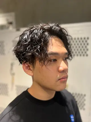 パーマ メンズ しずく🤍🧸 / fifthパーマのヘアスタイル