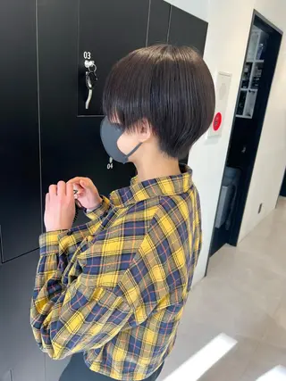ショート ショートボブ／川崎 子安健太のヘアスタイル