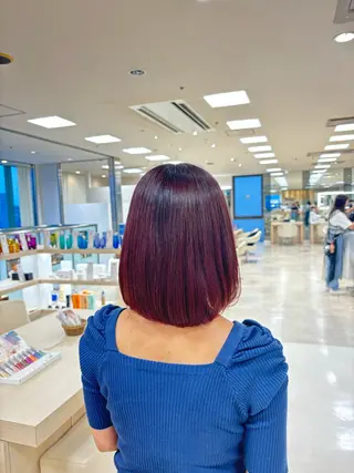 カラー 🎀暖色カラー/透明 感カラー/ひな🎀のヘアスタイル