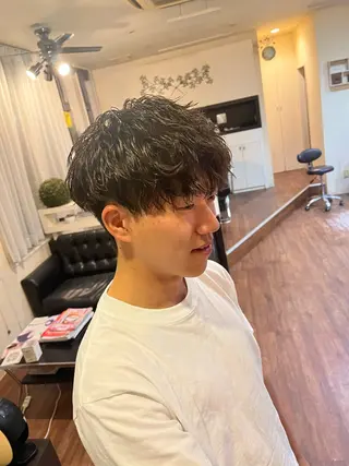 ミディアム パーマ メンズ パーマが得意な【最高 悠斗】のヘアスタイル